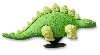 Jibbitz 3d Green Dino With Scales