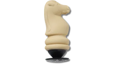 Jibbitz 3d Knight Chess Piece In Neutral