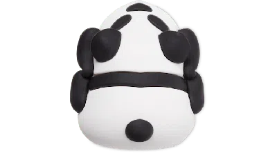 Jibbitz 3d Panda In White
