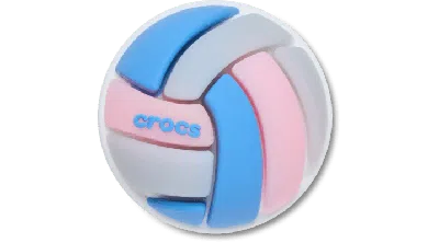 Jibbitz 3d Pastel Volleyball In Multi