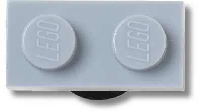 Jibbitz 4lw Lt Grey Tile 1x2