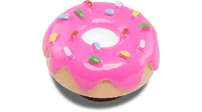 Jibbitz Acrylic Pink Donut