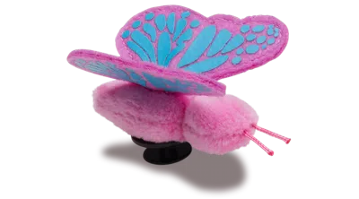 Jibbitz Kids' Adjustable Butterfly In Pink