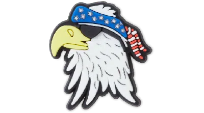 Jibbitz American Bald Eagle In Multi