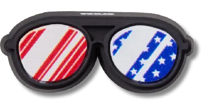 Jibbitz American Flag Sunnies