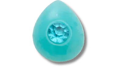 Jibbitz Aquamarine March Birthstone Collection In Blue