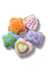 Jibbitz Assorted 5-pack Plush Icons ™ Shoe Charms In Multi
