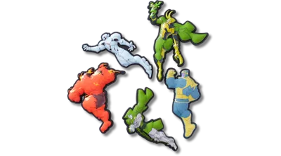 Jibbitz Avengers Villains 5 Pack In Multi