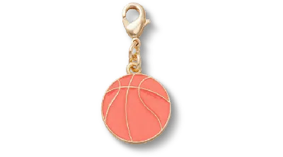 Jibbitz Basketball Charm In Pink