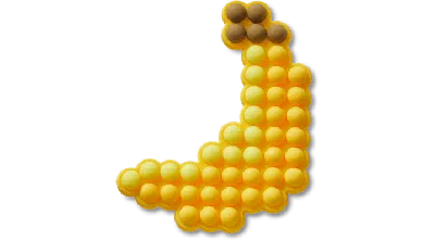 Jibbitz Beaded Banana