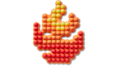 Jibbitz Beaded Flame