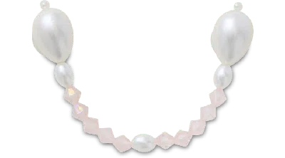 Jibbitz Beaded Pearl Chain In White