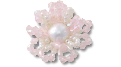Jibbitz Beaded Pearl Flower