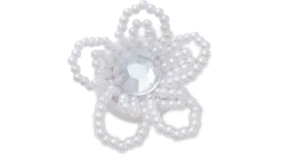 Jibbitz Beaded Pearl Flower