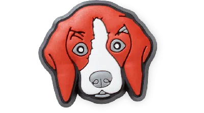 Jibbitz Beagle Dog In Red