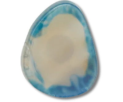 Jibbitz Blue Glass Cut Stone