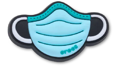 Jibbitz Blue Mask