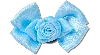 Jibbitz Blue Rosette Bow