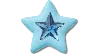 Jibbitz Blue Star With Gem