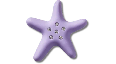 Jibbitz Blue Starfish With Gems