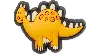 Jibbitz Boys Rule Yellow Dino