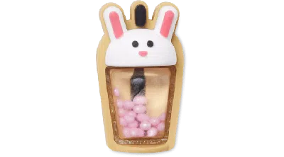 Jibbitz Bunny Boba In White