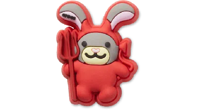 Jibbitz Bunny Devil In Red