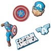 Jibbitz Captain America 5 Pack In Multi