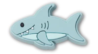 Jibbitz Cartoon Shark In Blue