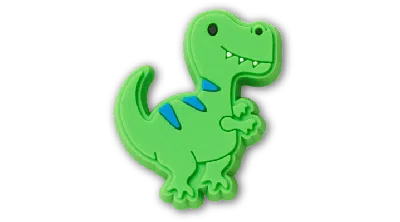 Jibbitz Cartoon T Rex In Green