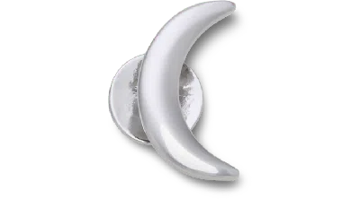 Jibbitz Celestial Celebrations Moon In Silver
