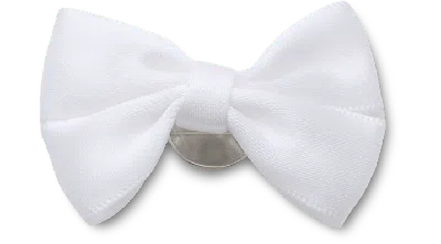 Jibbitz Celestial Celebrations Satin Bow In White