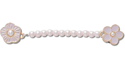 Jibbitz Cherry Blossom Chain In Pink