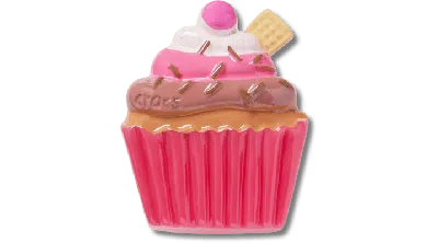 Jibbitz Chocolate Cupcake In Multi