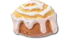 Jibbitz Cinnamon Roll With Icing In Multi