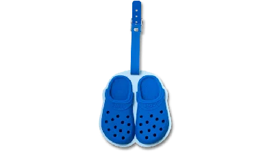 Jibbitz Classic Clogs Luggage Tag In Blue