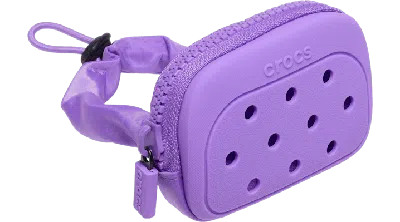 Jibbitz Classic Pouch Wristlet In Purple