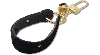 Jibbitz Classic Wristlet Velvet Bag Charm In Black