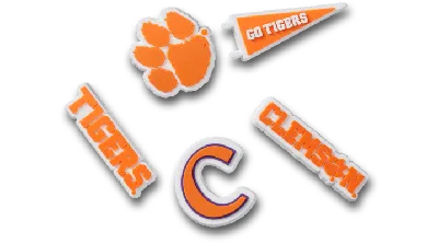 Jibbitz Clemson Univ 5 Pack
