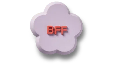 Jibbitz Conversation Shape Bff