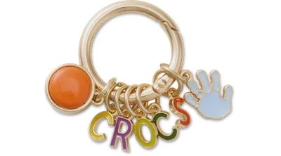 Jibbitz Crafted Crocs Ring Keychain