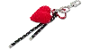Jibbitz Crochet Heart Cord Bag Charm