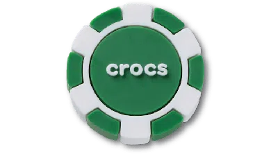 Jibbitz Crocs Poker Chip In Green