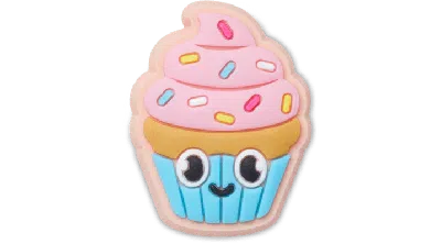 Jibbitz Cupcake With Smile In Multi
