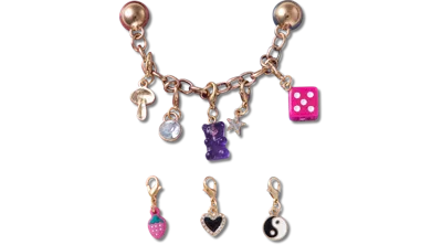 Jibbitz Custom Charm Chain 5 Pack In Multi