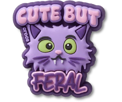 Jibbitz Cute But Feral