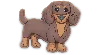 Jibbitz Dachshund Puppy