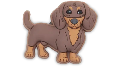 Jibbitz Dachshund Puppy In White