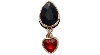 Jibbitz Dangle Ruby Heart