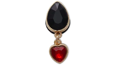 Jibbitz Dangle Ruby Heart